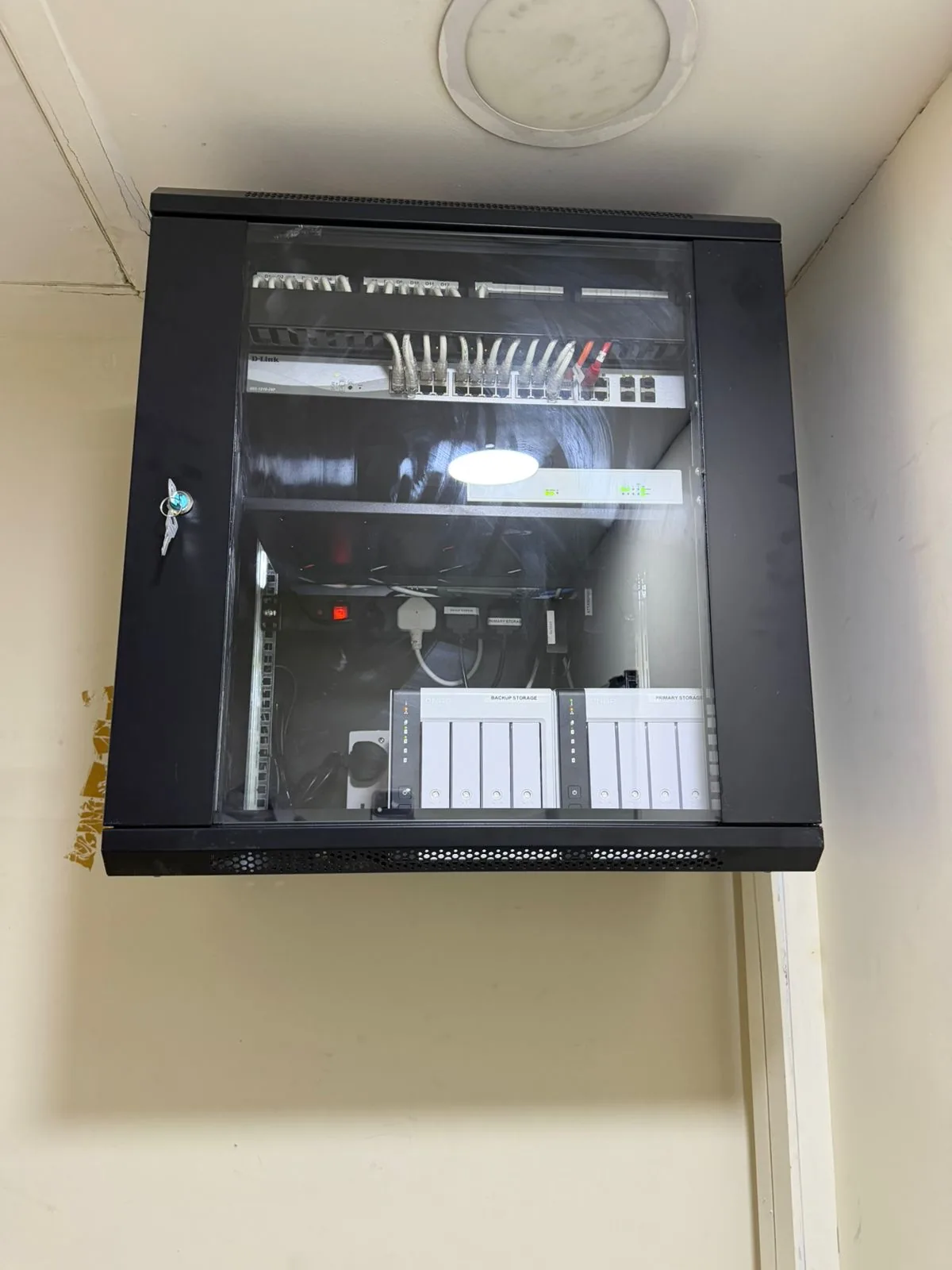 Wall-mounted infrastructure